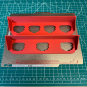 2 pcs Milwaukee M12 Battery Mounts – 3 Wide & 4 Narrow Wall Holders for Workshop