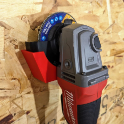 Milwaukee M18 Fuel 4.5" Angle Grinder Wall Mount – Secure Tool Storage Holder