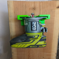Ryobi Router Wall Mount – Secure Holder for 18V ONE+ Trim Routers by Eminent3D