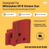 Milwaukee M18 Grease Gun Wall Mount – Heavy-Duty Holder for Organized Storage