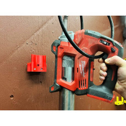 Milwaukee M18 Grease Gun Wall Mount – Heavy-Duty Holder for Organized Storage