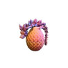Baby Dragon with Dragon Egg Como  Plastic | Crystal-Designed Fidget Toy