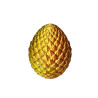 Baby Dragon with Dragon Egg Como  Plastic | Crystal-Designed Fidget Toy