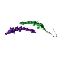 Flexi Dragon Earrings  Unique and Flexible Plastic Dragon Earrings