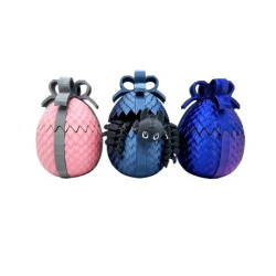 Plastic Egg Gift Wrapped -...