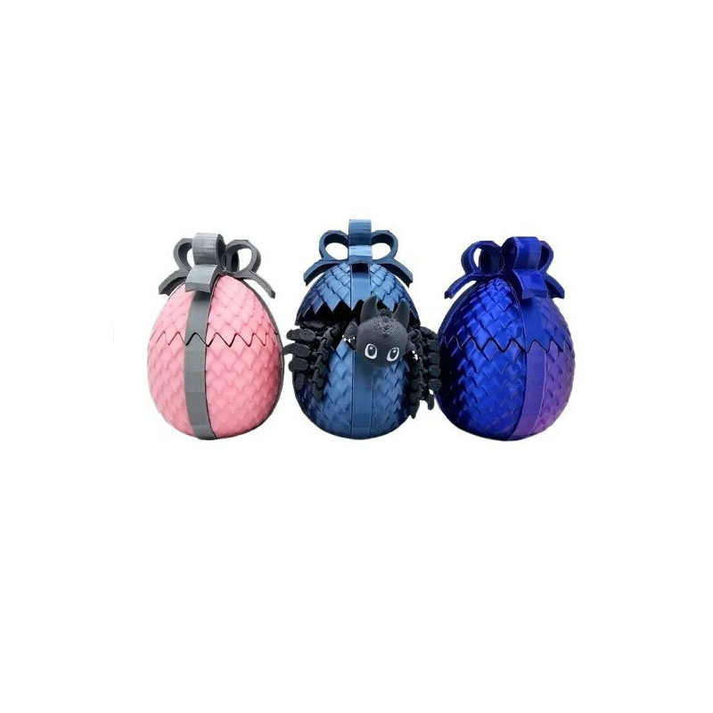 Plastic Egg Gift Wrapped - Plastic | Dragon Egg for Gift for New Year's