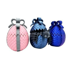 Plastic Egg Gift Wrapped - Plastic | Dragon Egg for Gift for New Year's