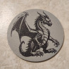 3-Piece Dragon Coaster Set  Mythical Fantasy Drink Coasters