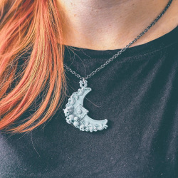 Gothic Moon Pendant...