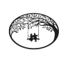 Remembered Love Wall Art - Wall Decor, Love Tree Sign Minimalist Style