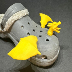 Charizard Shoe Charms for Crocs - Plastic Shoe Charms in Multicolor for Kids