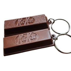 KitKat Keychain - Fun and Durable Plastic Accessory in Various Colors