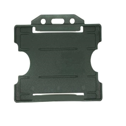 Badge Holder, ID Card Holder - 1 Pcs Plastic Holder Without Strap