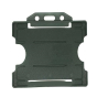 Badge Holder, ID Card Holder - 1 Pcs Plastic Holder Without Strap