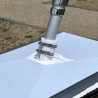 Starlink Gen3 Pole Mount -Durable Plastic Mounting Bracket for Easy Installation