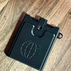 Travel Wallet Passport Holder-Passport Safe Holder with Lock-Light Weight -Black