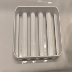 Bathroom Soap Dish Plastic Holder Shower - Bar Soap Holder for Shower UK - White